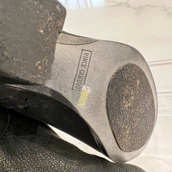 Vince CAMUTO Harlin cowboy fringe black booties size 7.5 - Picture 12 of 12